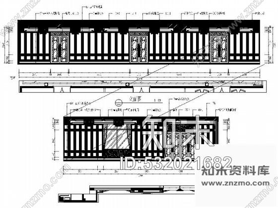 施工图福建欧式华丽复古大酒店宴会厅室内施工图含效果图cad施工图下载【ID:532021682】