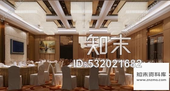 施工图福建欧式华丽复古大酒店宴会厅室内施工图含效果图cad施工图下载【ID:532021682】