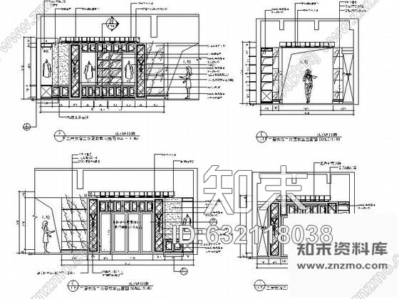 施工图酒店豪华女浴区室内装修图cad施工图下载【ID:632118038】