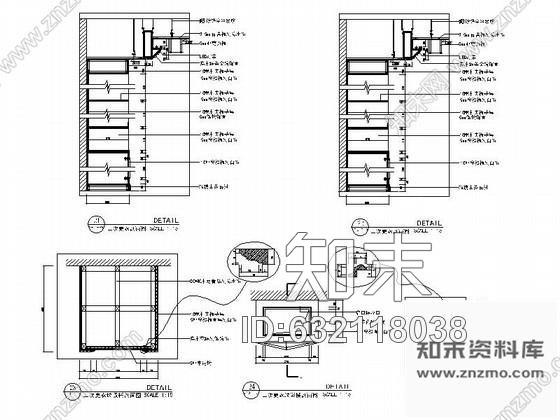 施工图酒店豪华女浴区室内装修图cad施工图下载【ID:632118038】