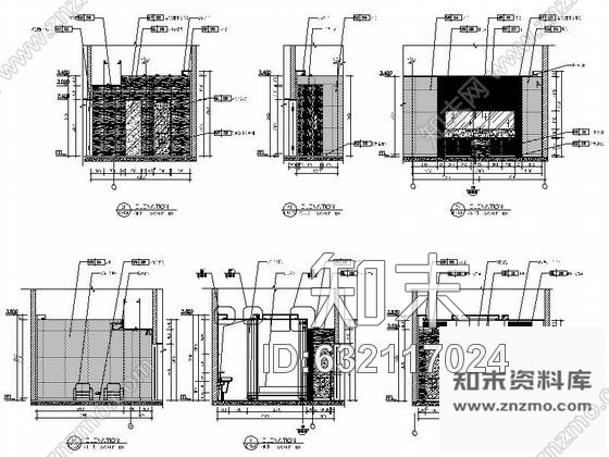 施工图酒店高端时尚SPA会馆室内施工图含效果cad施工图下载【ID:632117024】