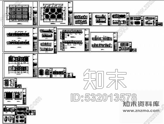 施工图某西餐厅装饰详图cad施工图下载【ID:532013578】