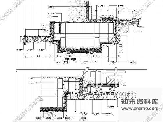 施工图广东豪华主题酒店宴会厅装修CAD竣工图cad施工图下载【ID:532019650】