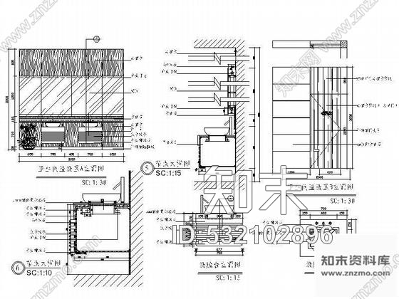 施工图厦门某办公空间设计图cad施工图下载【ID:532102896】