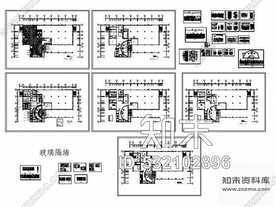 施工图厦门某办公空间设计图cad施工图下载【ID:532102896】