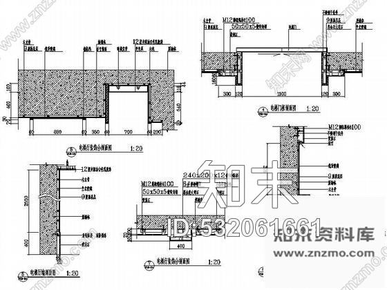 施工图皇家酒店电梯厅装修图施工图下载【ID:532061661】