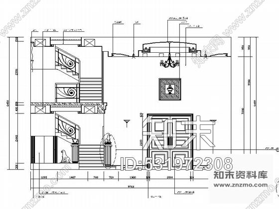 施工图三亚欧式豪华花园别墅室内设计施工图施工图下载【ID:531972308】