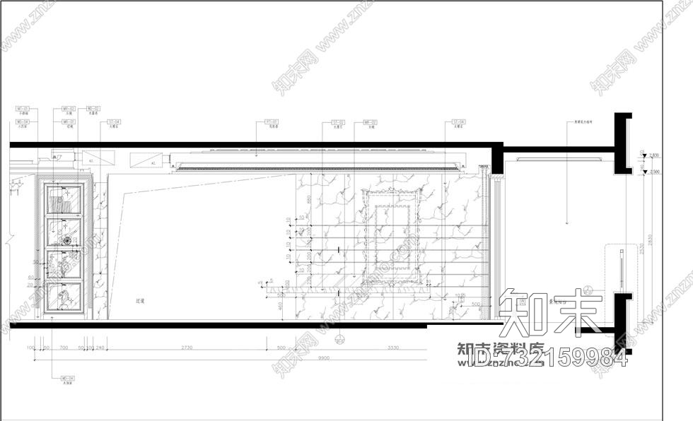 230㎡平方大户型中式欧式混搭风格装修施工图含实景cad施工图下载【ID:732159984】