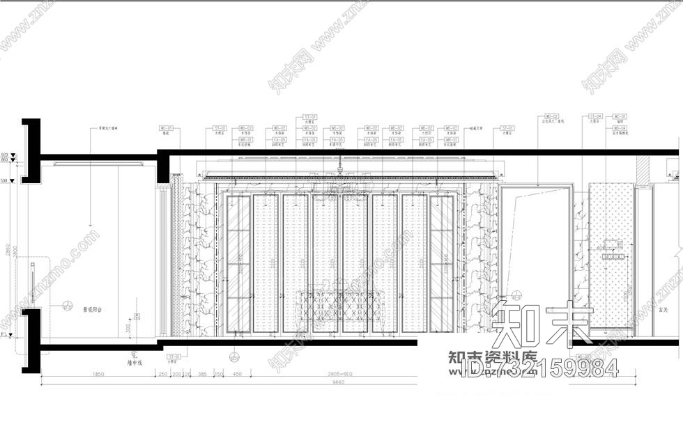 230㎡平方大户型中式欧式混搭风格装修施工图含实景cad施工图下载【ID:732159984】