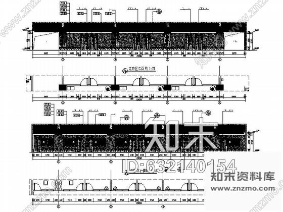 施工图贵阳某中医附属医院名医堂室内装修图含方案cad施工图下载【ID:632140154】