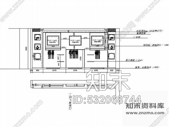 施工图浙江迷你时尚小空间服装专卖店室内施工图含效果图cad施工图下载【ID:532068744】