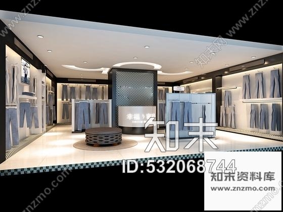 施工图浙江迷你时尚小空间服装专卖店室内施工图含效果图cad施工图下载【ID:532068744】