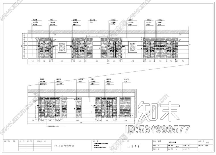 广州-大唐酒家中餐厅室内装修施工图含40个CAD图纸施工图下载【ID:531999577】