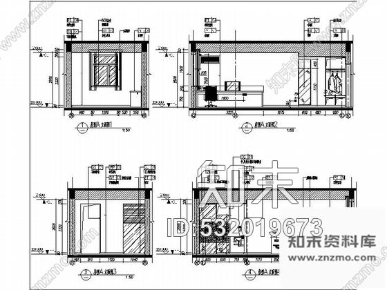 施工图上海某全国连锁快捷酒店室内施工图施工图下载【ID:532019673】