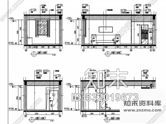 施工图上海某全国连锁快捷酒店室内施工图施工图下载【ID:532019673】