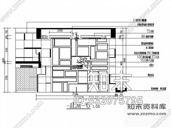 施工图时尚售楼处室内装修图含效果cad施工图下载【ID:532075795】