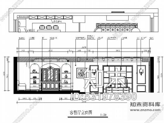 施工图北京高档古典中式风格两层别墅室内装饰施工图含效果cad施工图下载【ID:531978390】