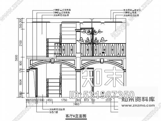 施工图新农村三层别墅室内装修施工图下载【ID:531987350】