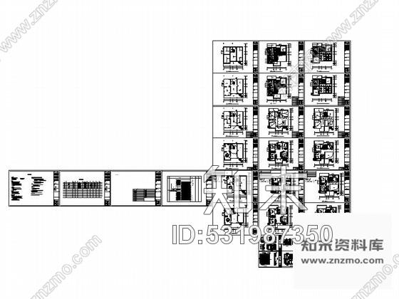 施工图新农村三层别墅室内装修施工图下载【ID:531987350】