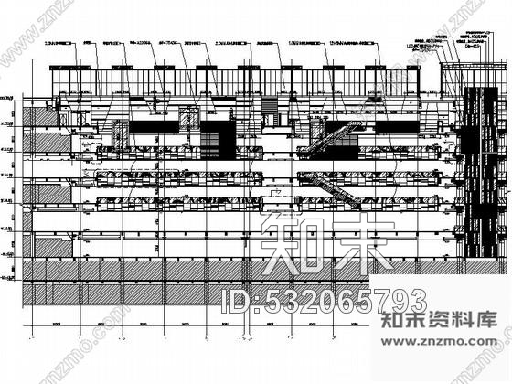 施工图沈阳大型商业购物中心室内施工图含实景图及方案文本cad施工图下载【ID:532065793】