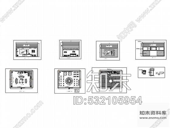 施工图手机展厅设计图cad施工图下载【ID:532105954】