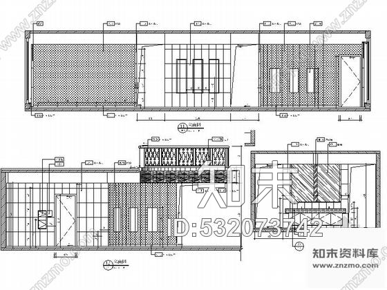 施工图四川某住宅小区售楼处室内装修施工图cad施工图下载【ID:532073742】
