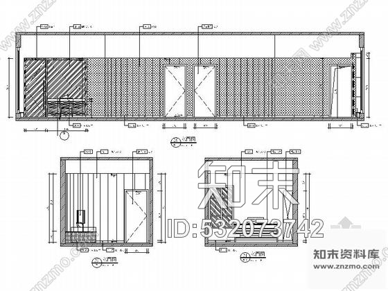 施工图四川某住宅小区售楼处室内装修施工图cad施工图下载【ID:532073742】