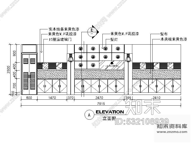 施工图某珠宝店店铺室内装饰设计图施工图下载【ID:532108939】