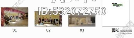 施工图云南时尚女装专卖店室内设计施工图含效果和实景cad施工图下载【ID:532072750】