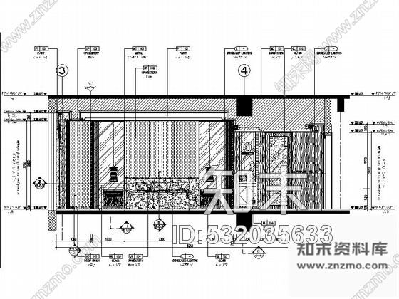 施工图江苏高层连锁酒店客房装修CAD施工图含效果cad施工图下载【ID:532035633】