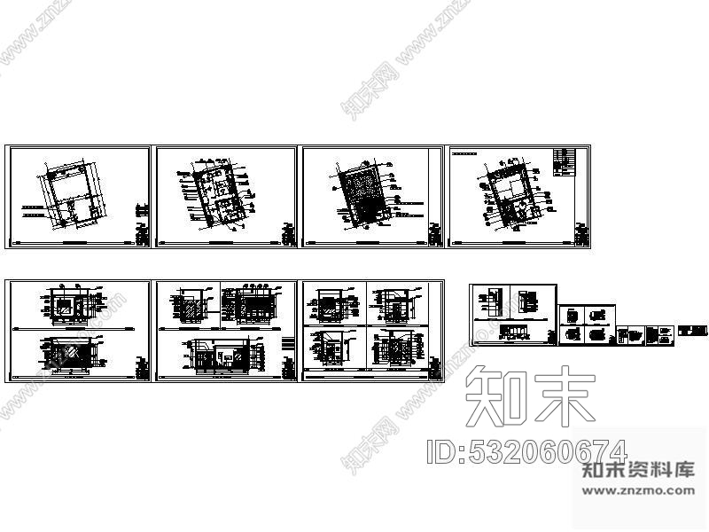 施工图珠海某国际酒店B型样板房施工图cad施工图下载【ID:532060674】