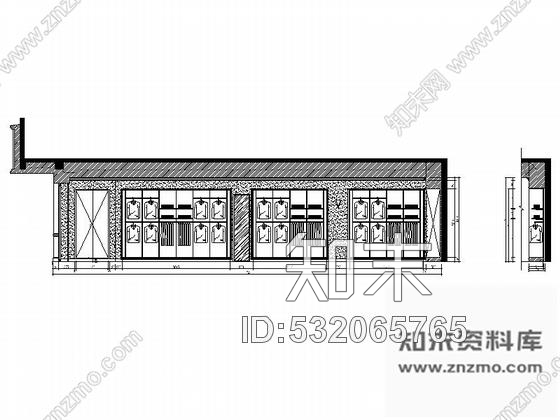 施工图广东精品90平现代潮流男装服装店室内装修施工图含效果cad施工图下载【ID:532065765】
