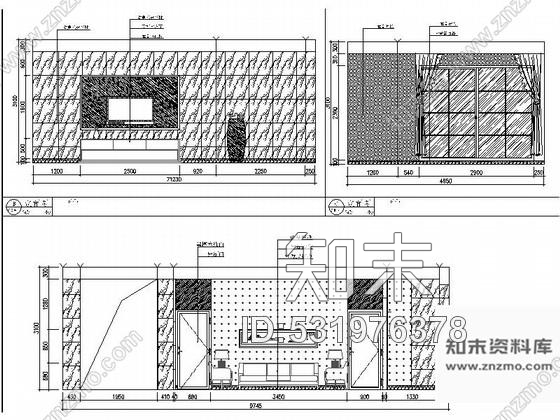 施工图北京高档简约现代风格两层别墅室内设计装修施工图含方案效果推荐！cad施工图下载【ID:531976378】