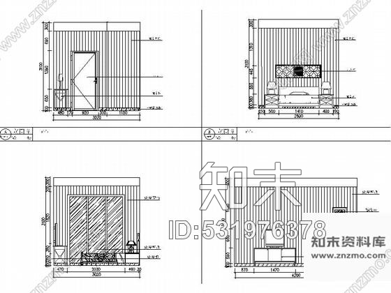 施工图北京高档简约现代风格两层别墅室内设计装修施工图含方案效果推荐！cad施工图下载【ID:531976378】