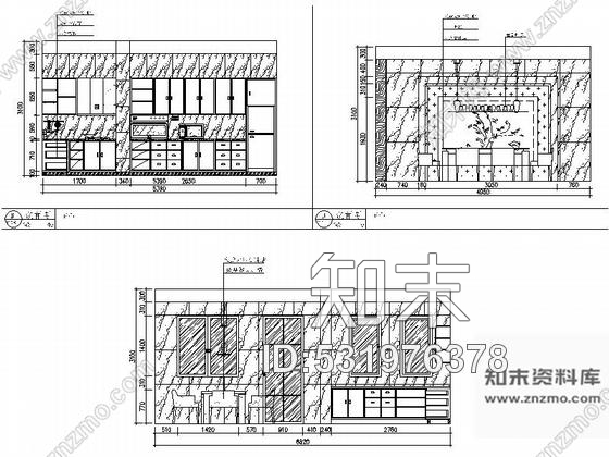 施工图北京高档简约现代风格两层别墅室内设计装修施工图含方案效果推荐！cad施工图下载【ID:531976378】