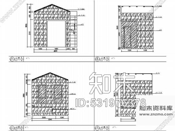 施工图北京高档简约现代风格两层别墅室内设计装修施工图含方案效果推荐！cad施工图下载【ID:531976378】