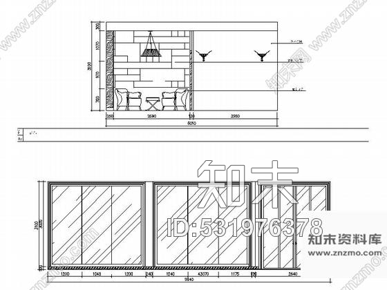 施工图北京高档简约现代风格两层别墅室内设计装修施工图含方案效果推荐！cad施工图下载【ID:531976378】