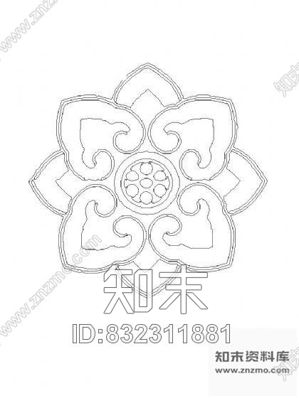 图块/节点中式装饰图案集cad施工图下载【ID:832311881】