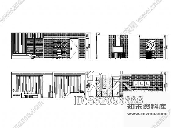 施工图某五星酒店室内装修图cad施工图下载【ID:532056686】