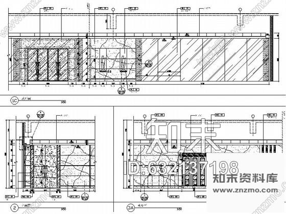 施工图江苏奢华典雅文化艺术中心贵宾休息厅装修施工图含效果cad施工图下载【ID:632137198】