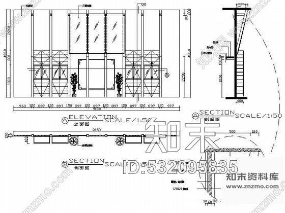 施工图某广告公司办公空间装修图cad施工图下载【ID:532095835】