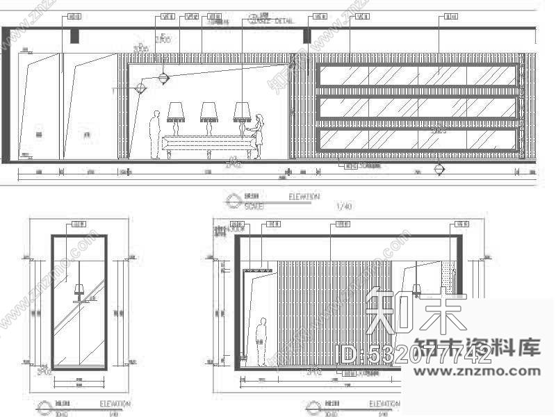 施工图金凯悦售楼处装修图cad施工图下载【ID:532077742】