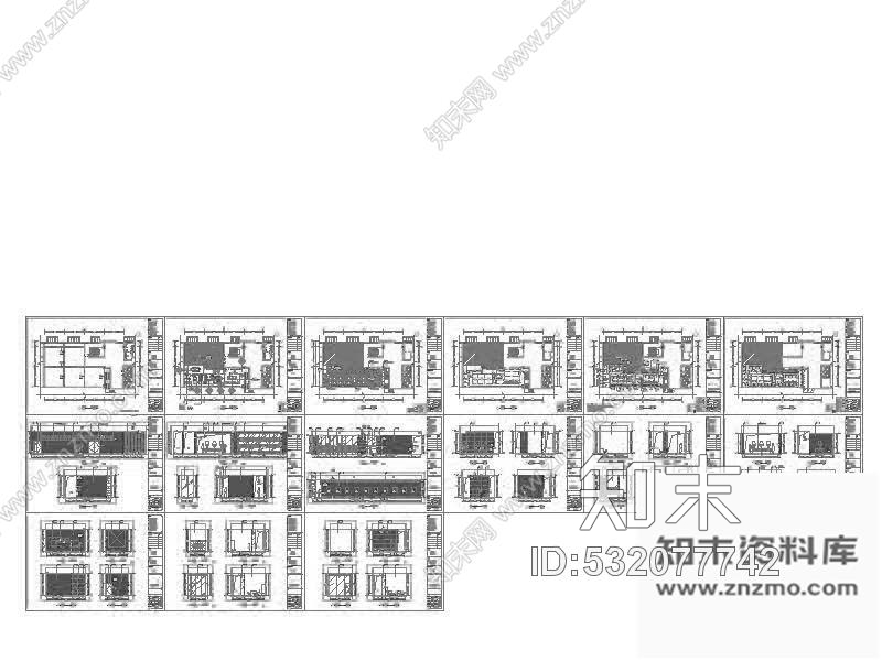 施工图金凯悦售楼处装修图cad施工图下载【ID:532077742】