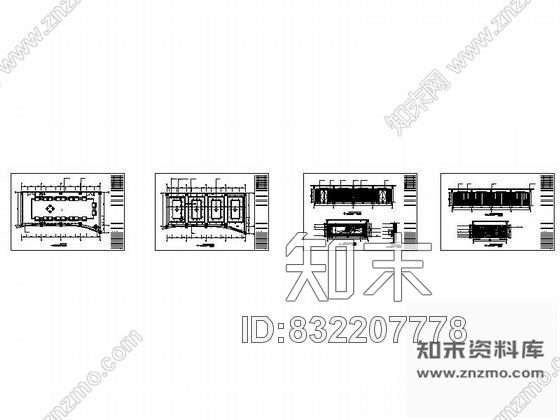 图块/节点银行大接待室立面图施工图下载【ID:832207778】