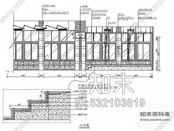 施工图湖南大会议室装修图cad施工图下载【ID:532103819】