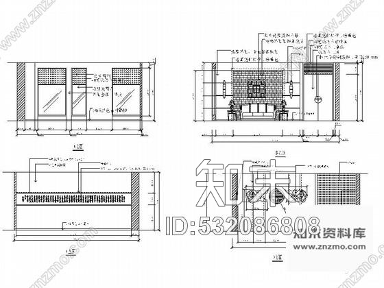 施工图北京清新现代风格办公室装修施工图含效果cad施工图下载【ID:532086808】