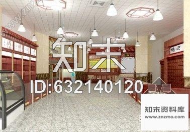 施工图360平药店中医诊所(含效果图)cad施工图下载【ID:632140120】