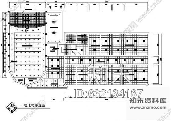 施工图某培训学校装修图cad施工图下载【ID:632134187】