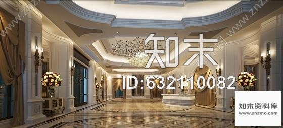 施工图上海幽静高雅简欧风格私人婚礼会所装修施工图含效果cad施工图下载【ID:632110082】