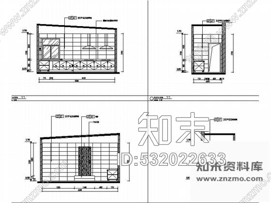 施工图龙岩精致现代主题式快捷酒店室内施工图含高清效果图施工图下载【ID:532022633】